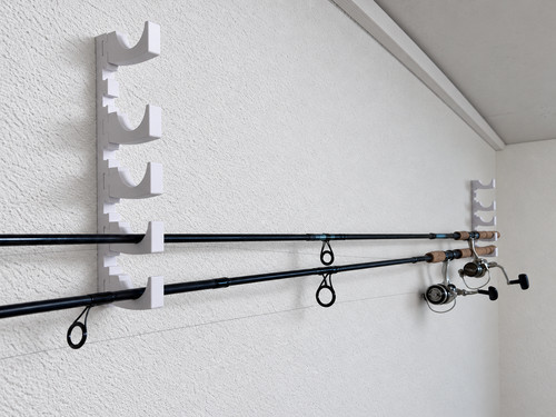 Angelrutenhalter wandmontage - angelrutenhalter,