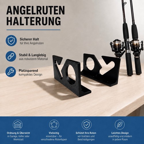 Angelrutenhalter wandhalterung - angelrutenhalter,