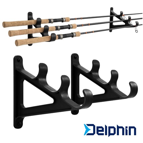 Delphin rutenhalter set - rutenhalter, 2x